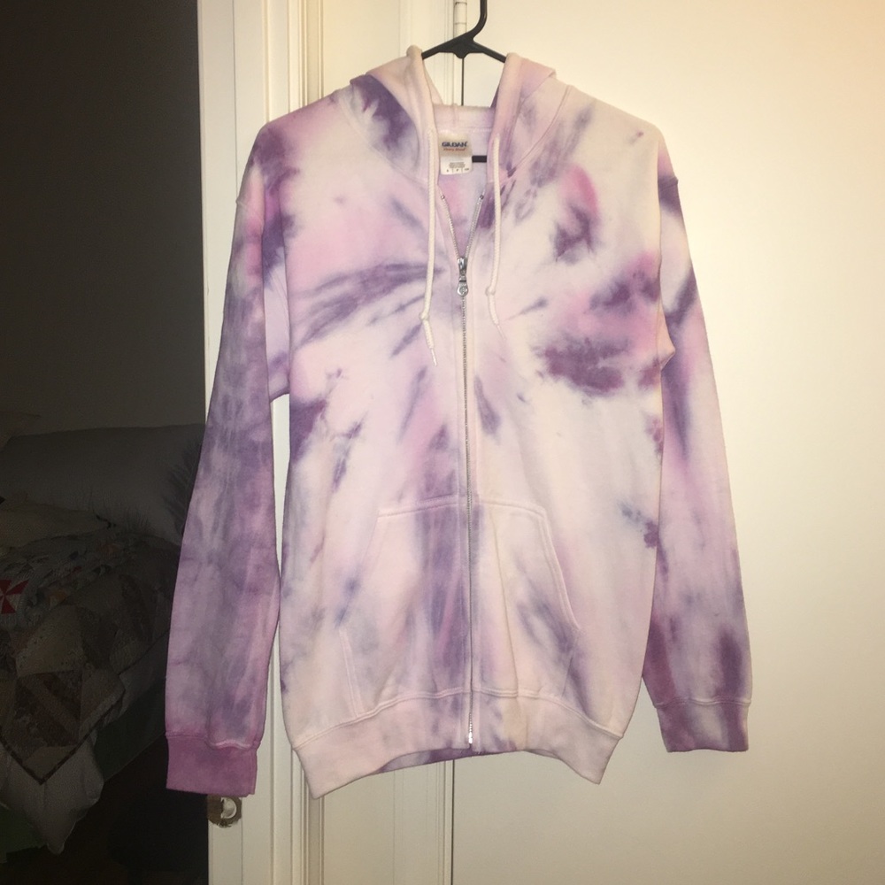 Tie dye hoodie small new!
